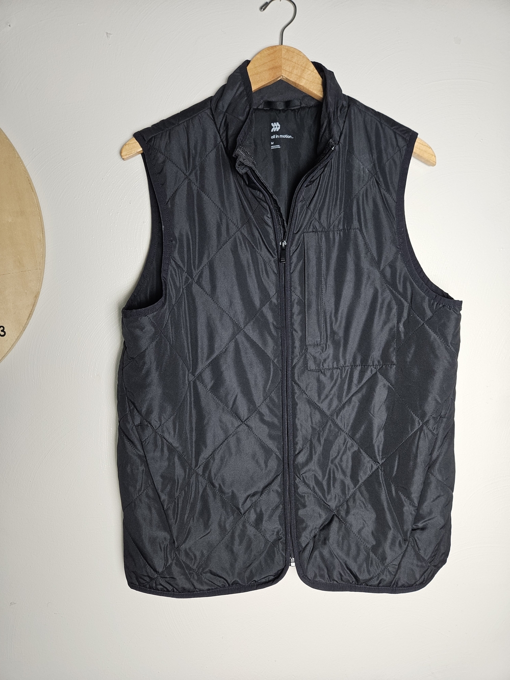 All in Motion Men’s Quilted Black Vest
